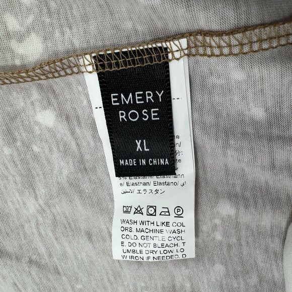 Graphic T-Shirt Band Tee Women XL Cash Hank Willie Waylon Paint Splatter AOP Y2K - Picture 5 of 7